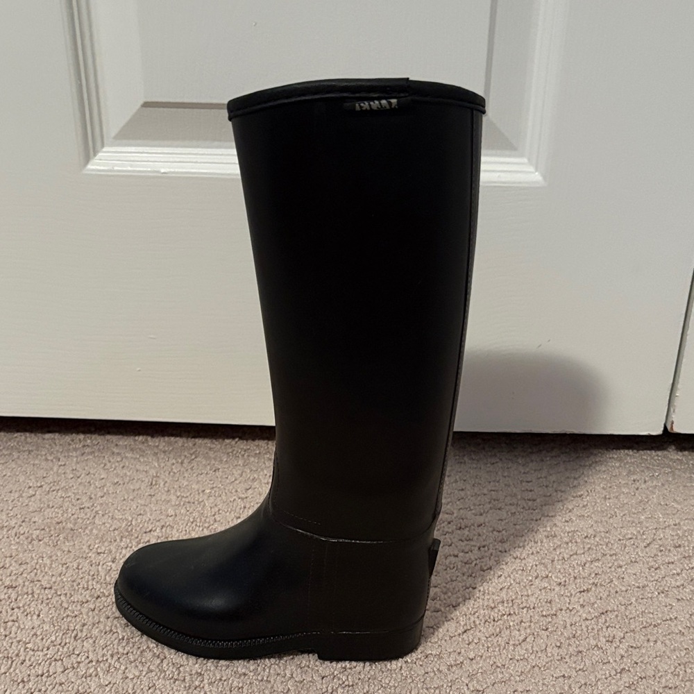 Classic Black Kids Riding Boots